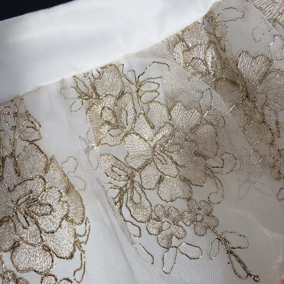 Chi Chi London Embroidered Skirt Tulle 12 ASOS - Picture 7 of 13
